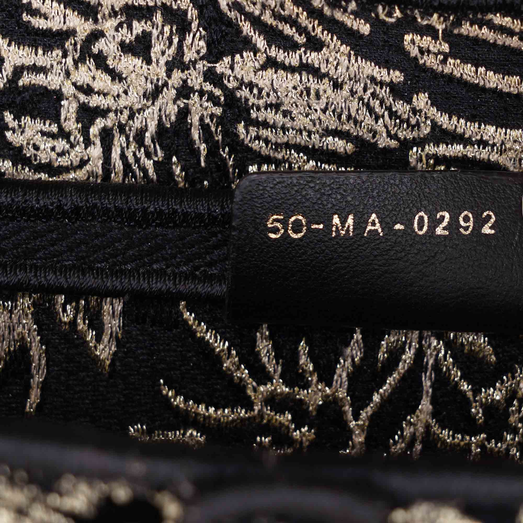 Jardin D'hiver Embroidered Saddle Bag - CHRISTIAN DIOR - Affordable Luxury image