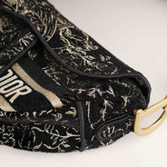 Jardin D'hiver Embroidered Saddle Bag - CHRISTIAN DIOR - Affordable Luxury thumbnail image
