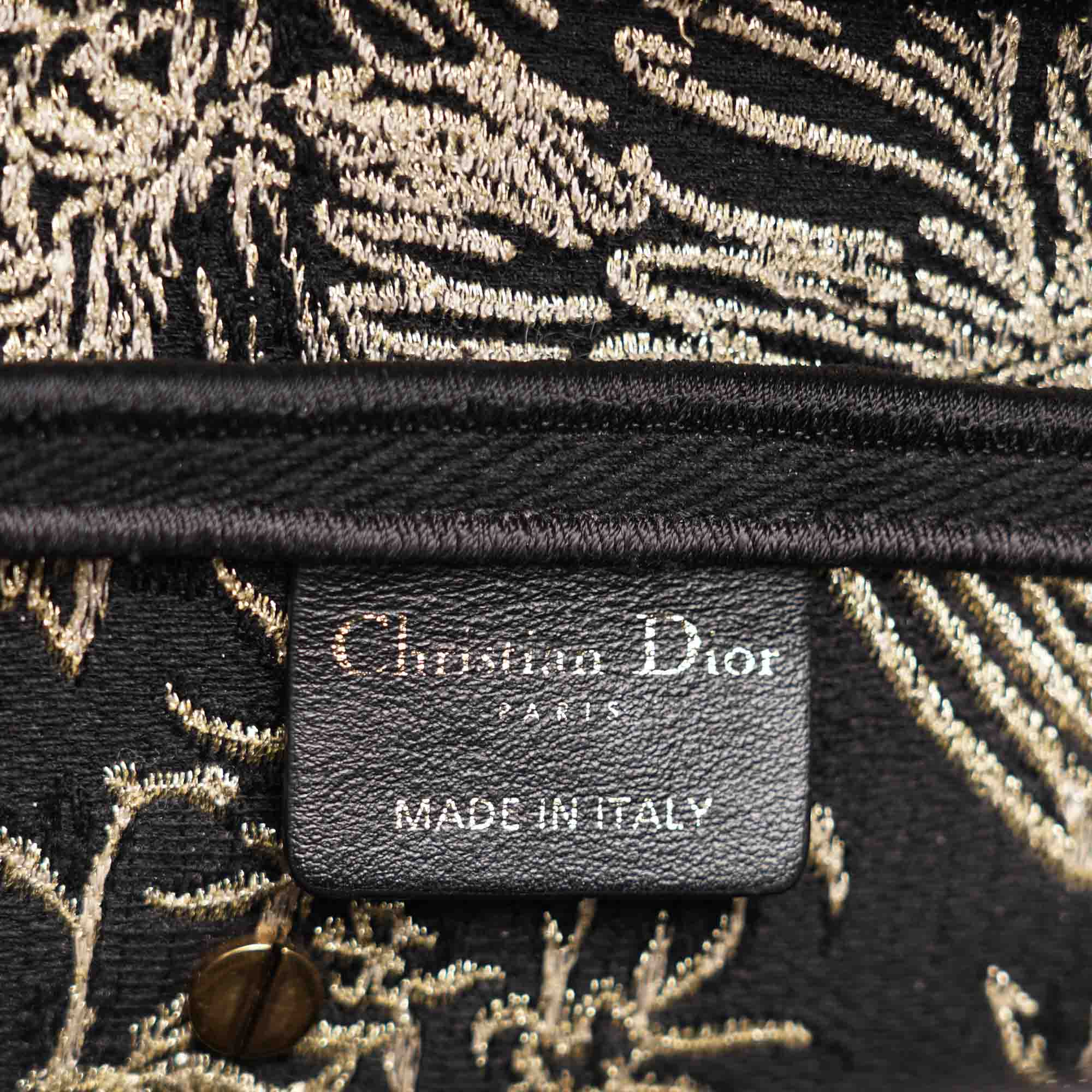 Jardin D'hiver Embroidered Saddle Bag - CHRISTIAN DIOR - Affordable Luxury image