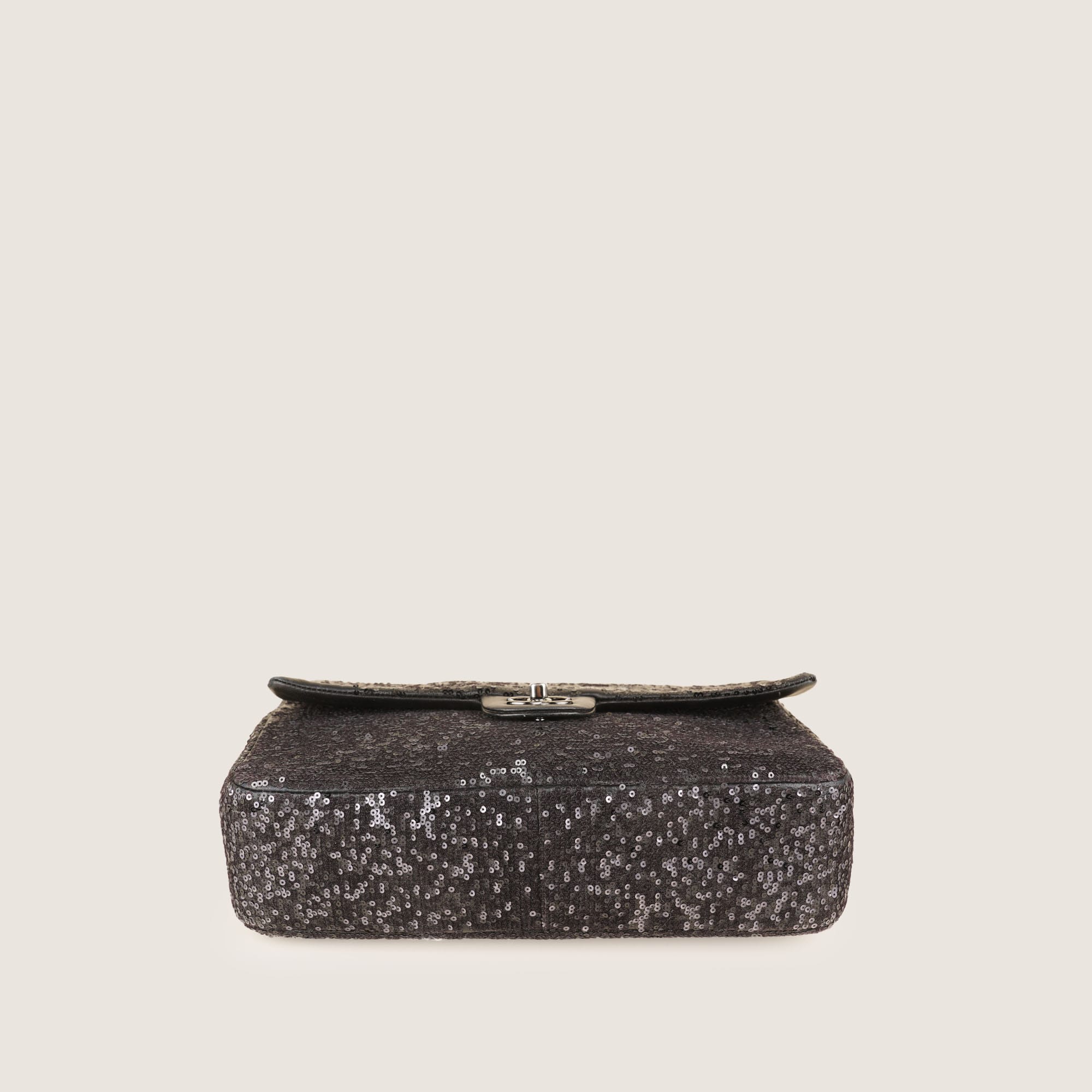 Jumbo Sequin Flap Bag - CHANEL - Affordable Luxury image