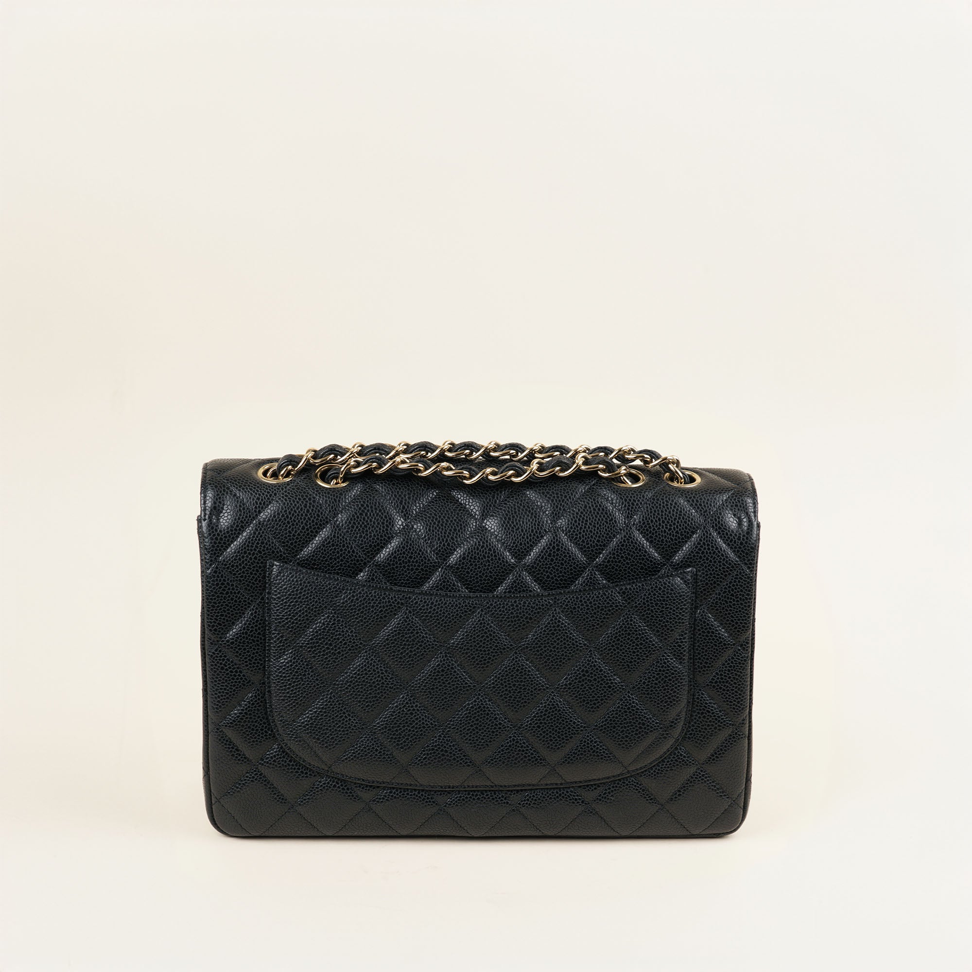 Jumbo Single Flap Shoulder Bag - CHANEL - Affordable Luxury image