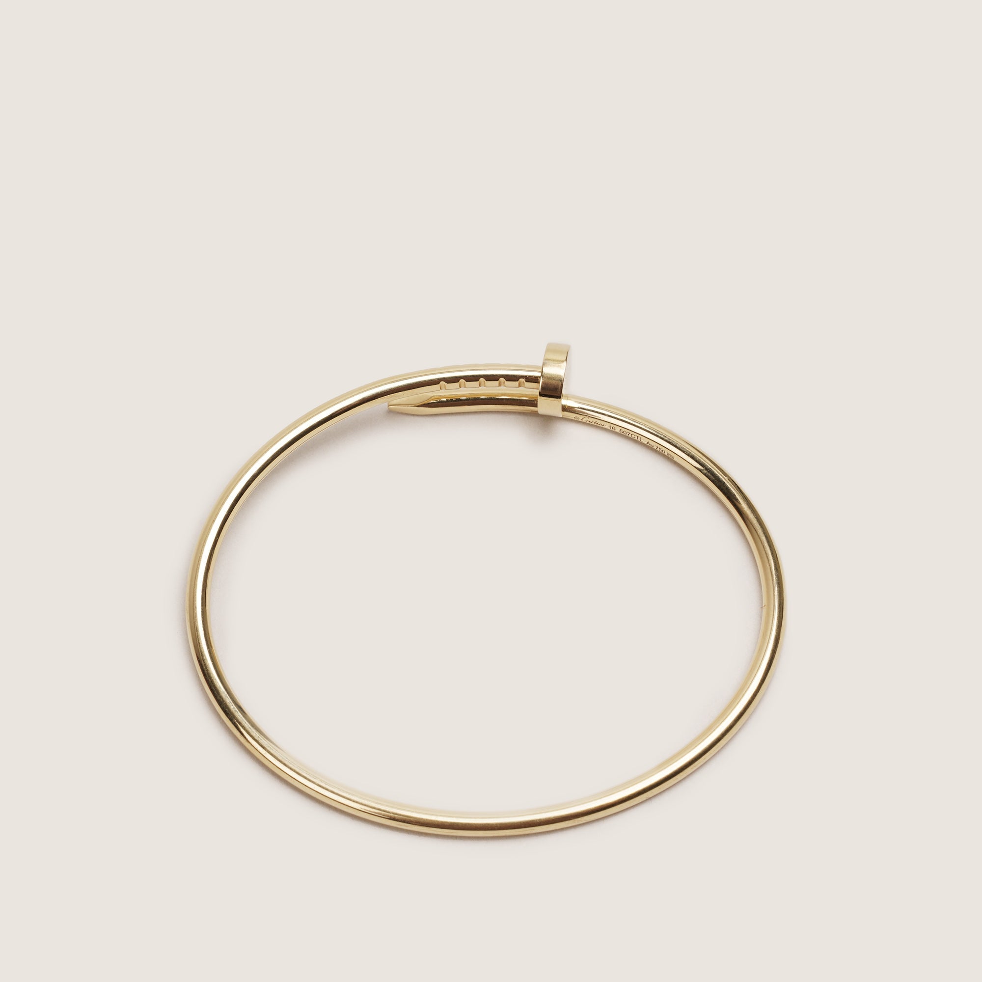 Juste un Clou Bracelet Small Model, size 16 - CARTIER - Affordable Luxury