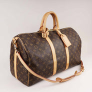 Keepall 45 Monogram Bandoulière - LOUIS VUITTON - Affordable Luxury thumbnail image