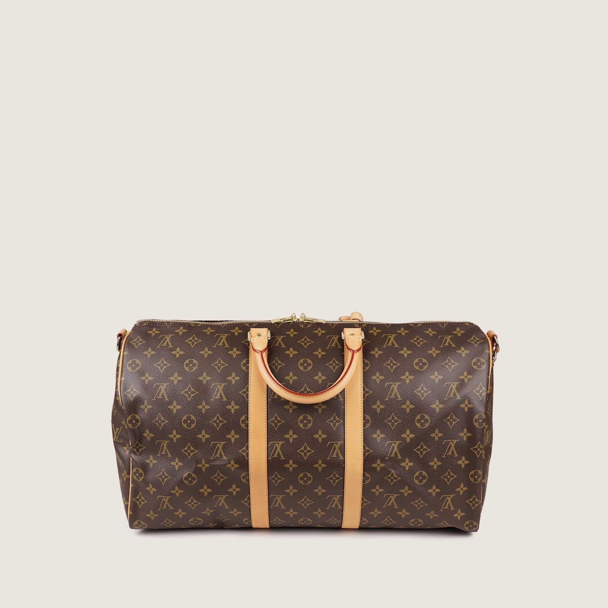 Keepall 50 Bandoulière - LOUIS VUITTON - Affordable Luxury
