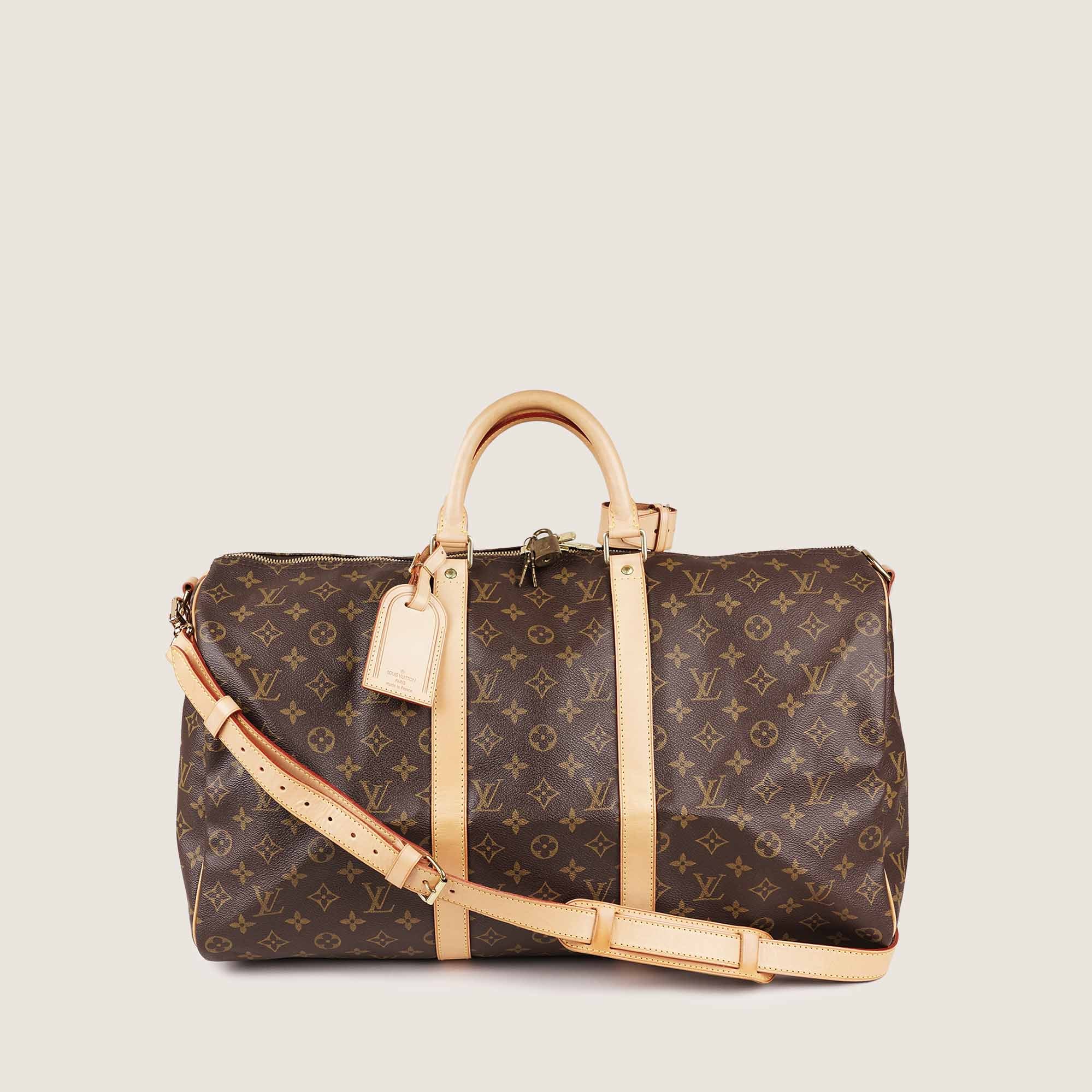 Keepall 50 Bandoulière - LOUIS VUITTON - Affordable Luxury