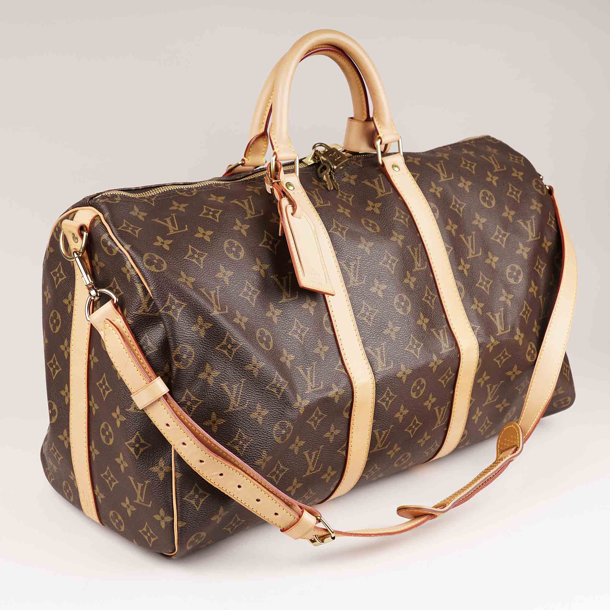 Keepall 50 Bandoulière - LOUIS VUITTON - Affordable Luxury image