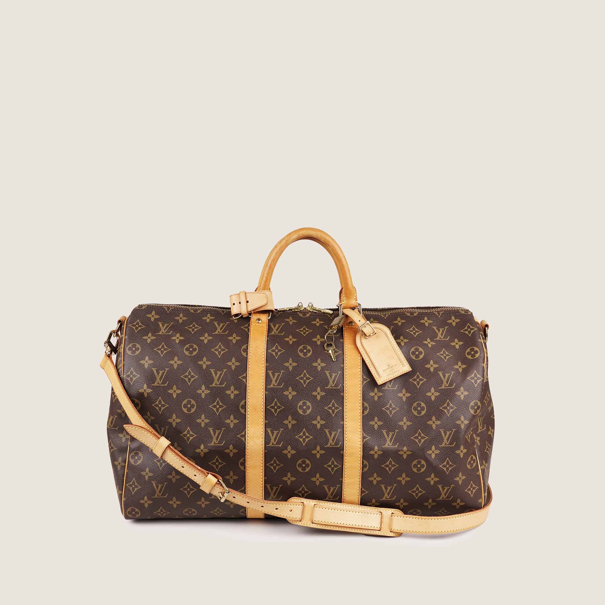 Keepall 50 Bandoulière - LOUIS VUITTON - Affordable Luxury