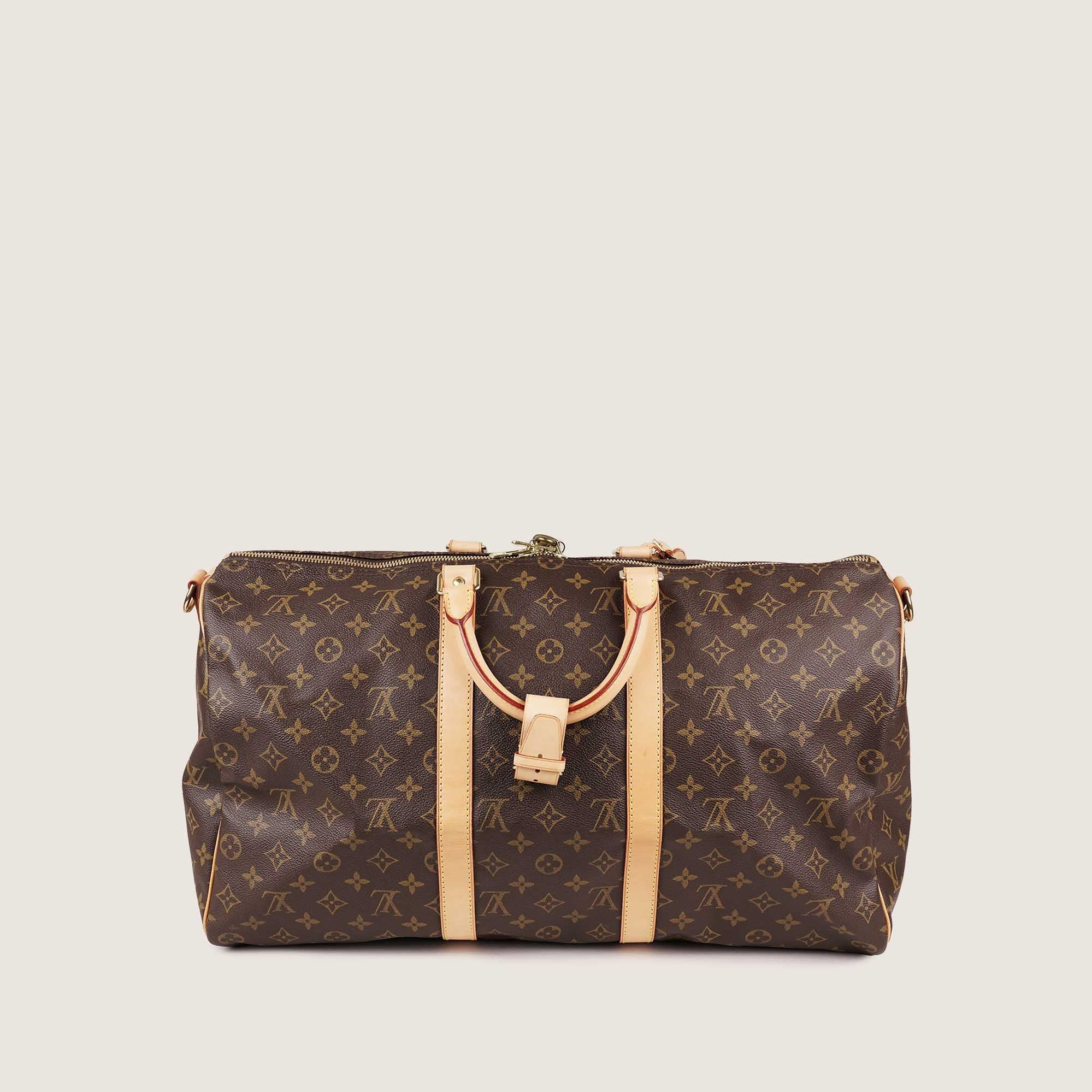 Keepall 50 Bandoulière - LOUIS VUITTON - Affordable Luxury