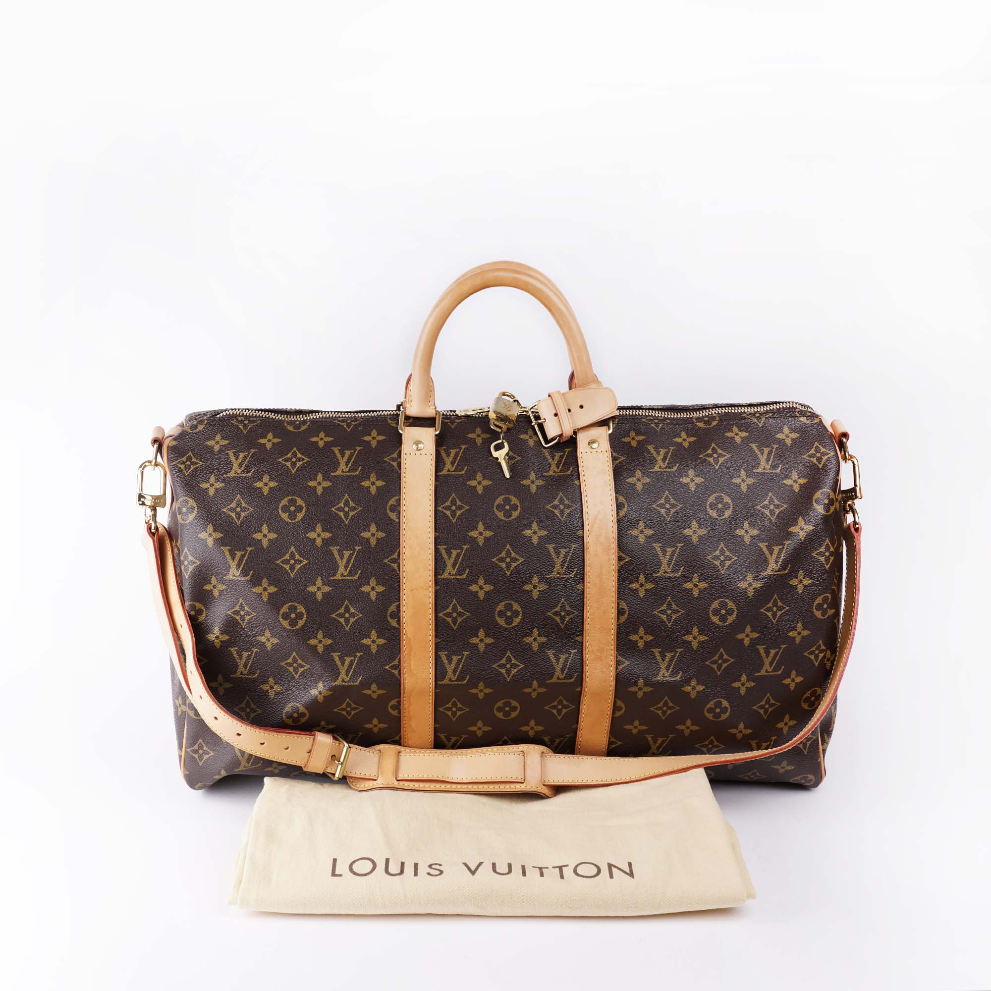 Keepall 50 Bandoulière Bag - LOUIS VUITTON - Affordable Luxury image