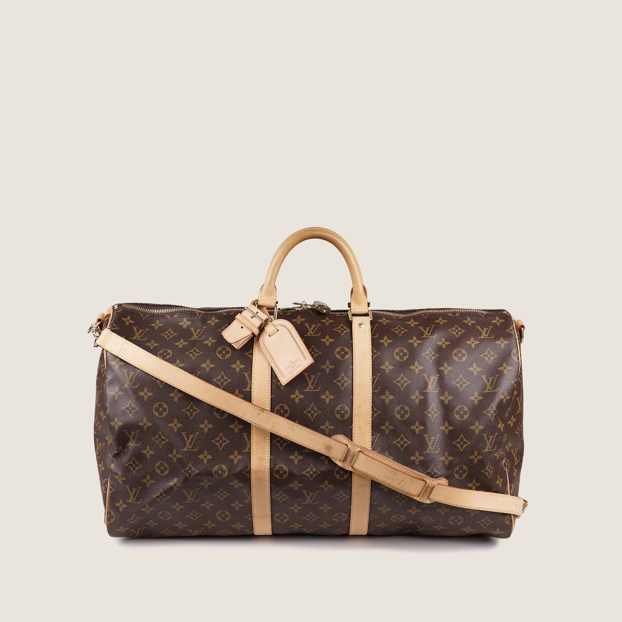 Keepall 55 Bandoulière - LOUIS VUITTON - Affordable Luxury