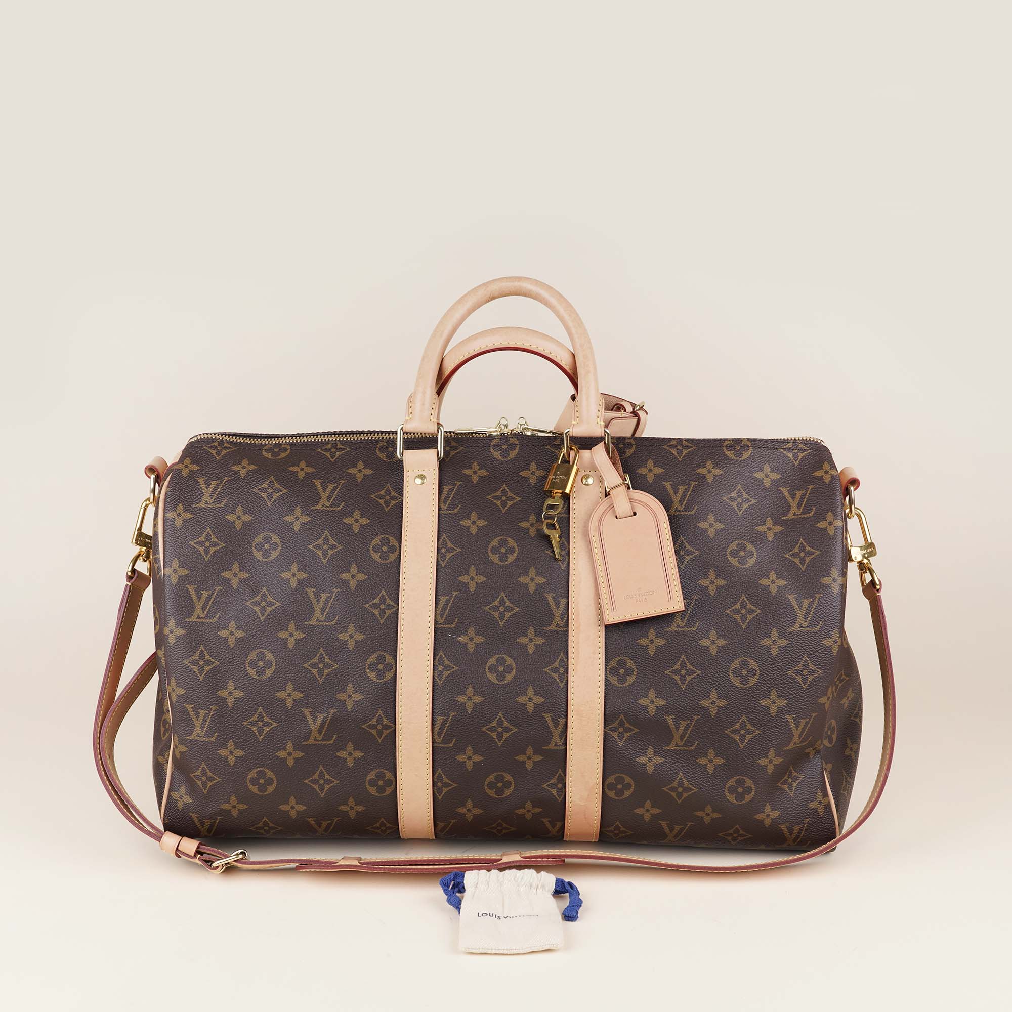 Keepall Bandoulière 45 - LOUIS VUITTON - Affordable Luxury image