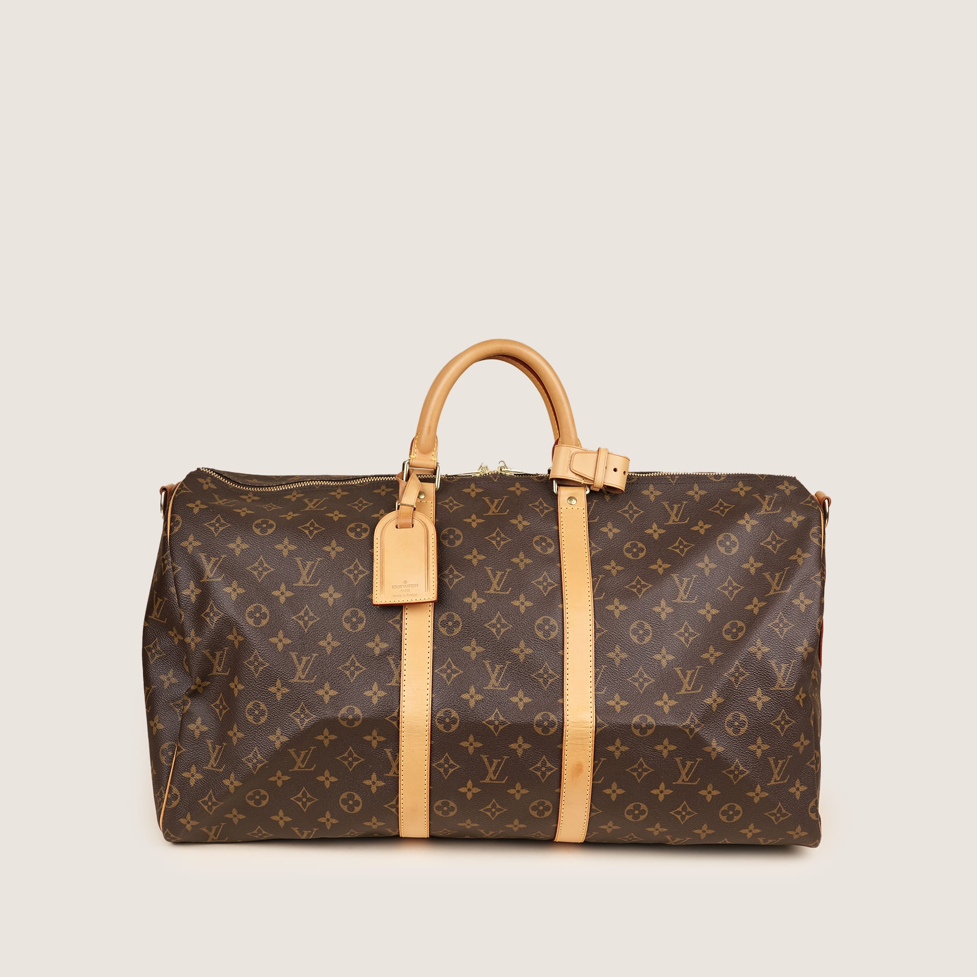 Keepall Bandoulière 55 - LOUIS VUITTON - Affordable Luxury image