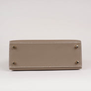 Kelly II Sellier 25 Handbag Etoupe - HERMÈS - Affordable Luxury thumbnail image