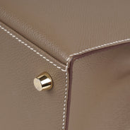 Kelly II Sellier 25 Handbag Etoupe - HERMÈS - Affordable Luxury thumbnail image