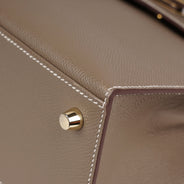 Kelly II Sellier 25 Handbag Etoupe - HERMÈS - Affordable Luxury thumbnail image