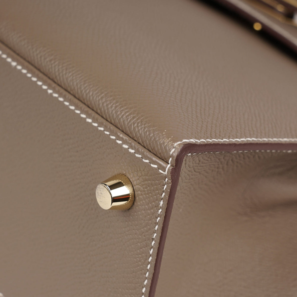 Kelly II Sellier 25 Handbag Etoupe - HERMÈS - Affordable Luxury image