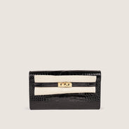 Kelly To Go Wallet Alligator - HERMÈS - Affordable Luxury thumbnail image