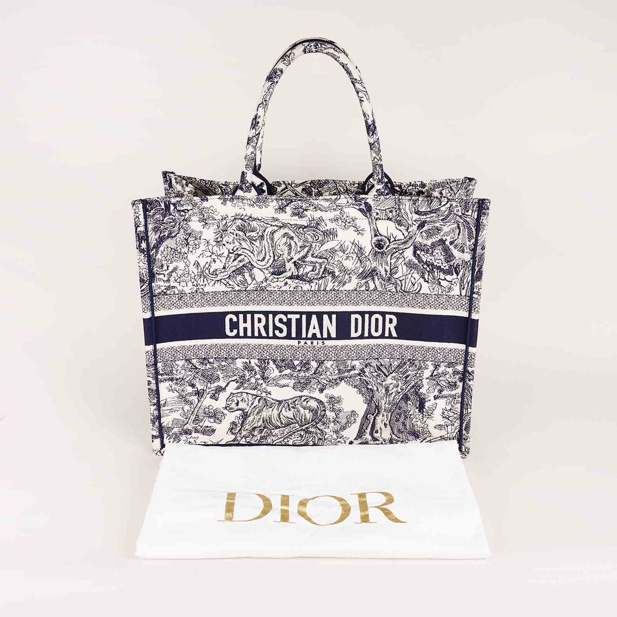 Large Book Tote - CHRISTIAN DIOR - Affordable Luxury image
