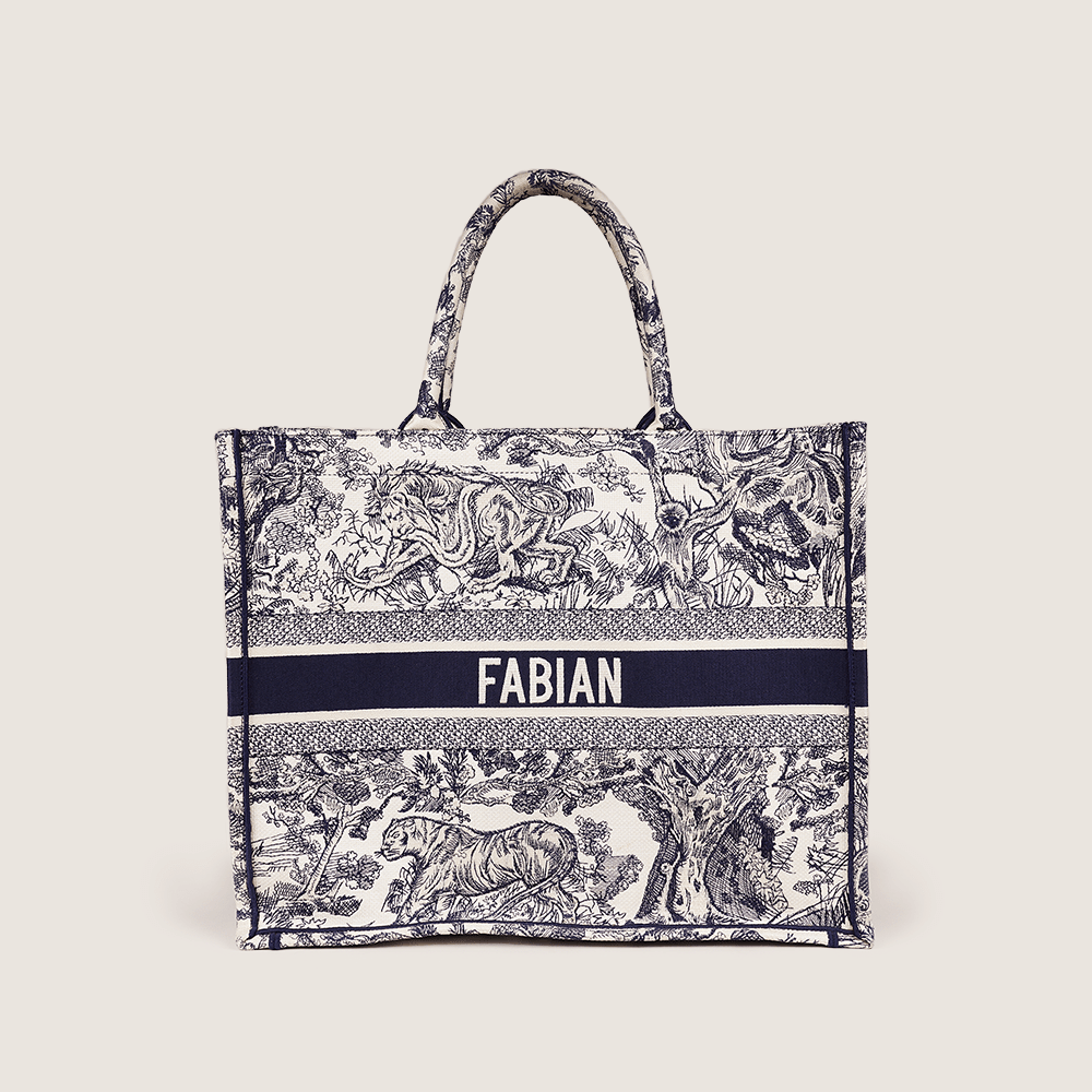 Large Book Tote - CHRISTIAN DIOR - Affordable Luxury image