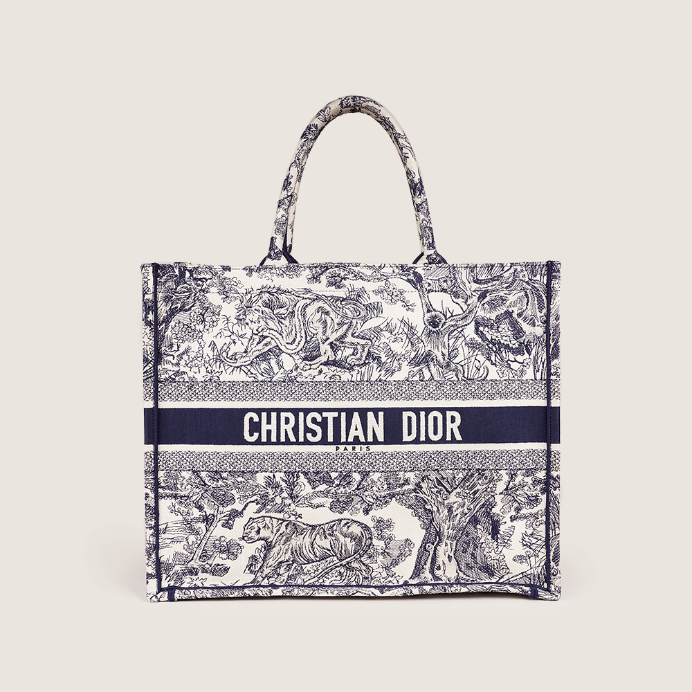 Large Book Tote - CHRISTIAN DIOR - Affordable Luxury image