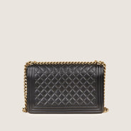 Large Boy Flap Bag - CHANEL - Affordable Luxury thumbnail image