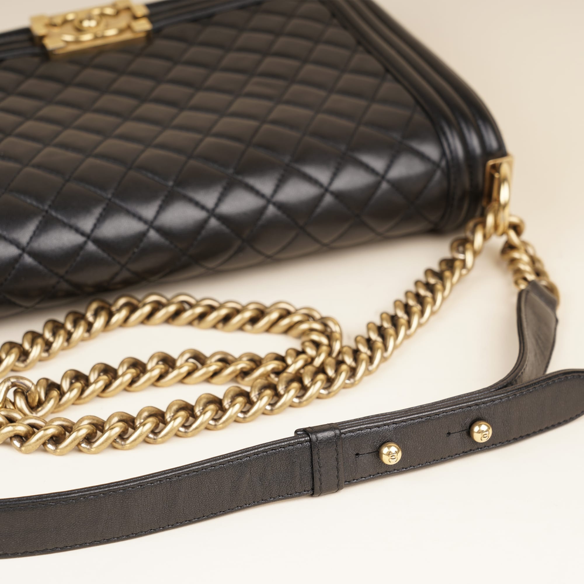 Large Boy Flap Bag - CHANEL - Affordable Luxury image