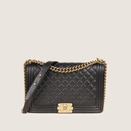 Large Boy Flap Bag - CHANEL - Affordable Luxury thumbnail image