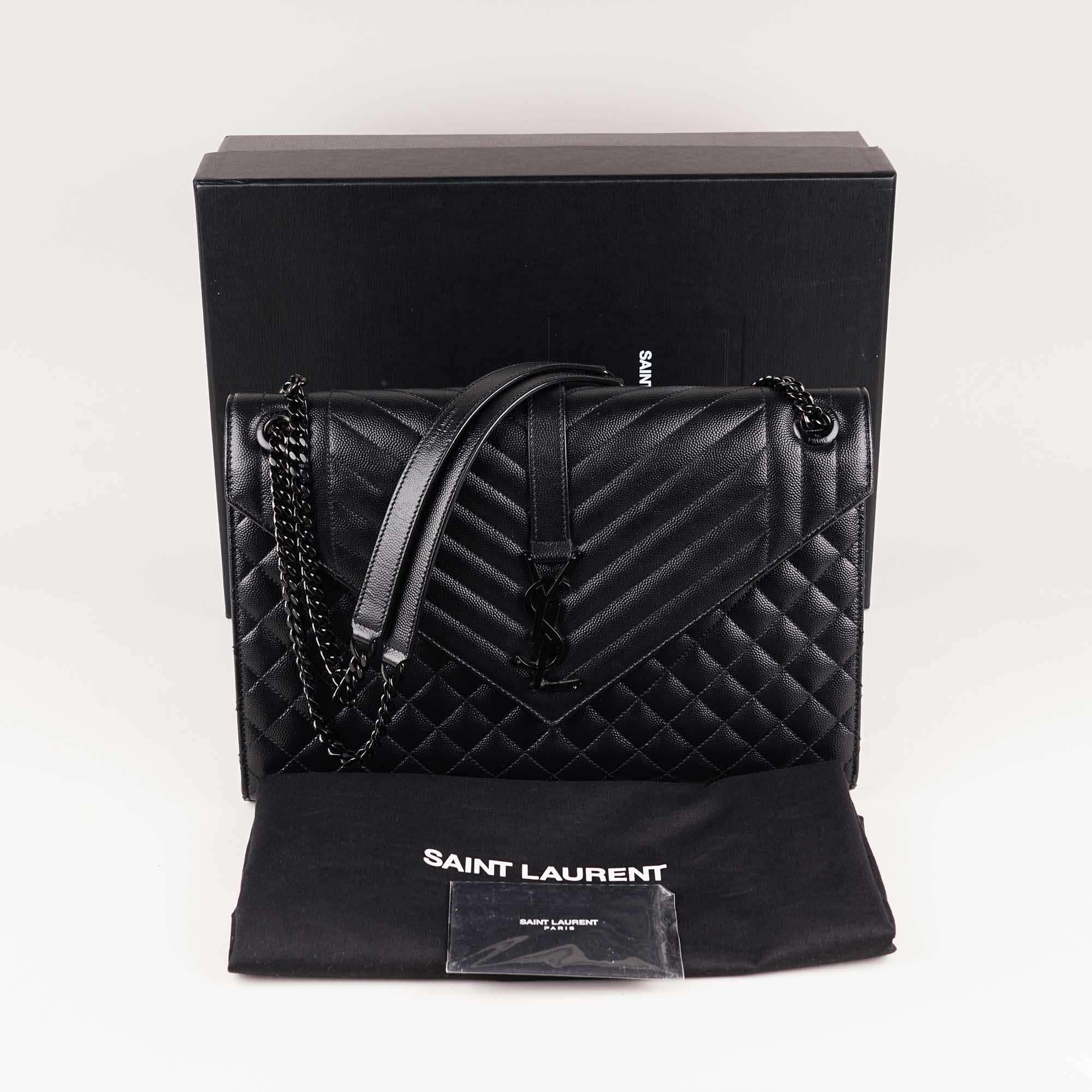 Large Envelope Shoulder Bag - SAINT LAURENT - Affordable Luxury image