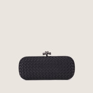 Large Knot Silk Clutch - BOTTEGA VENETA - Affordable Luxury thumbnail image