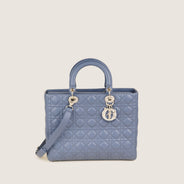 Large Lady Dior Handbag - CHRISTIAN DIOR - Affordable Luxury thumbnail image