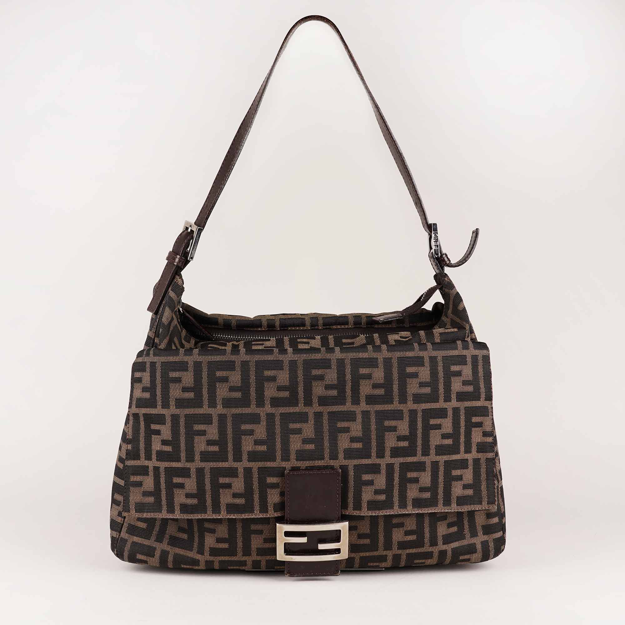 Large Mama Baguette Shoulder Bag - FENDI - Affordable Luxury image