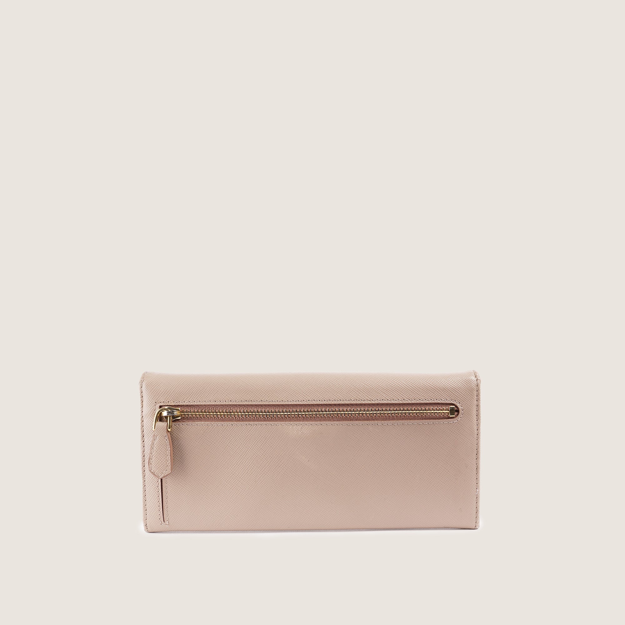 Prada saffiano large pink lux 2024 wallet