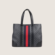 Large Web Tote - GUCCI - Affordable Luxury thumbnail image