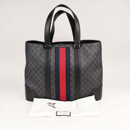 Large Web Tote - GUCCI - Affordable Luxury thumbnail image