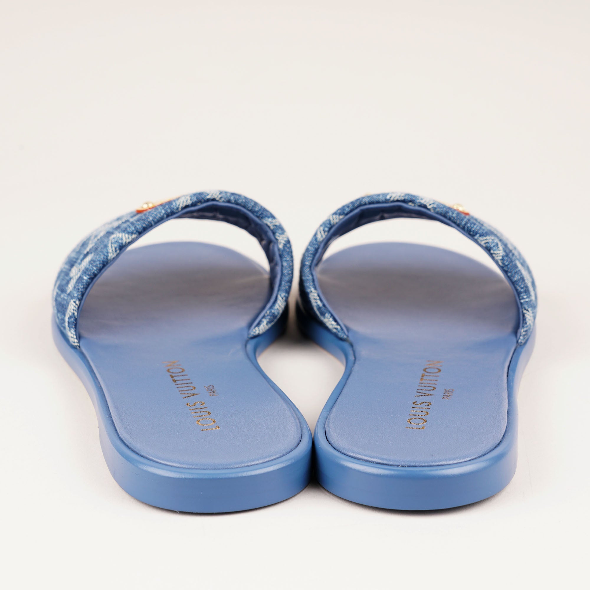 Lily Denim Flat Mule 37 - LOUIS VUITTON - Affordable Luxury image
