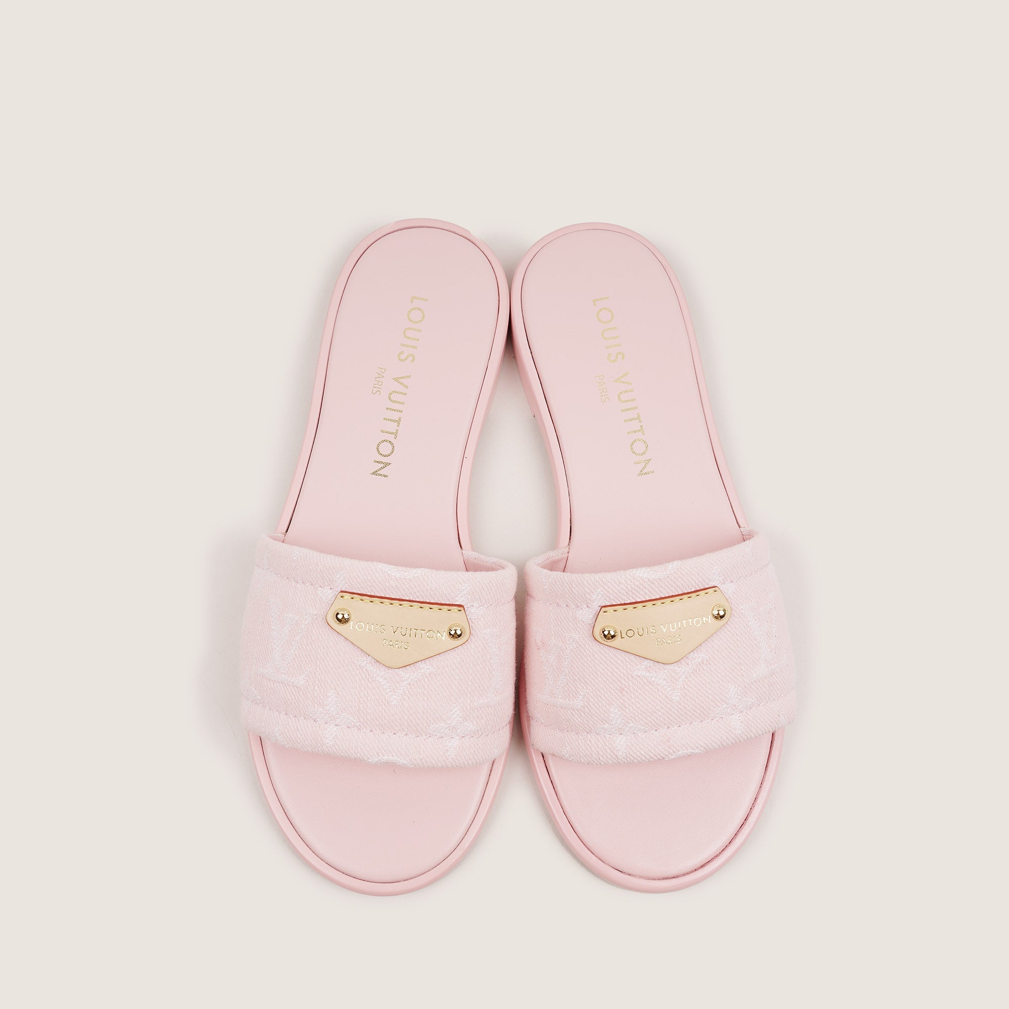 Lily Denim Flat Mule - LOUIS VUITTON - Affordable Luxury