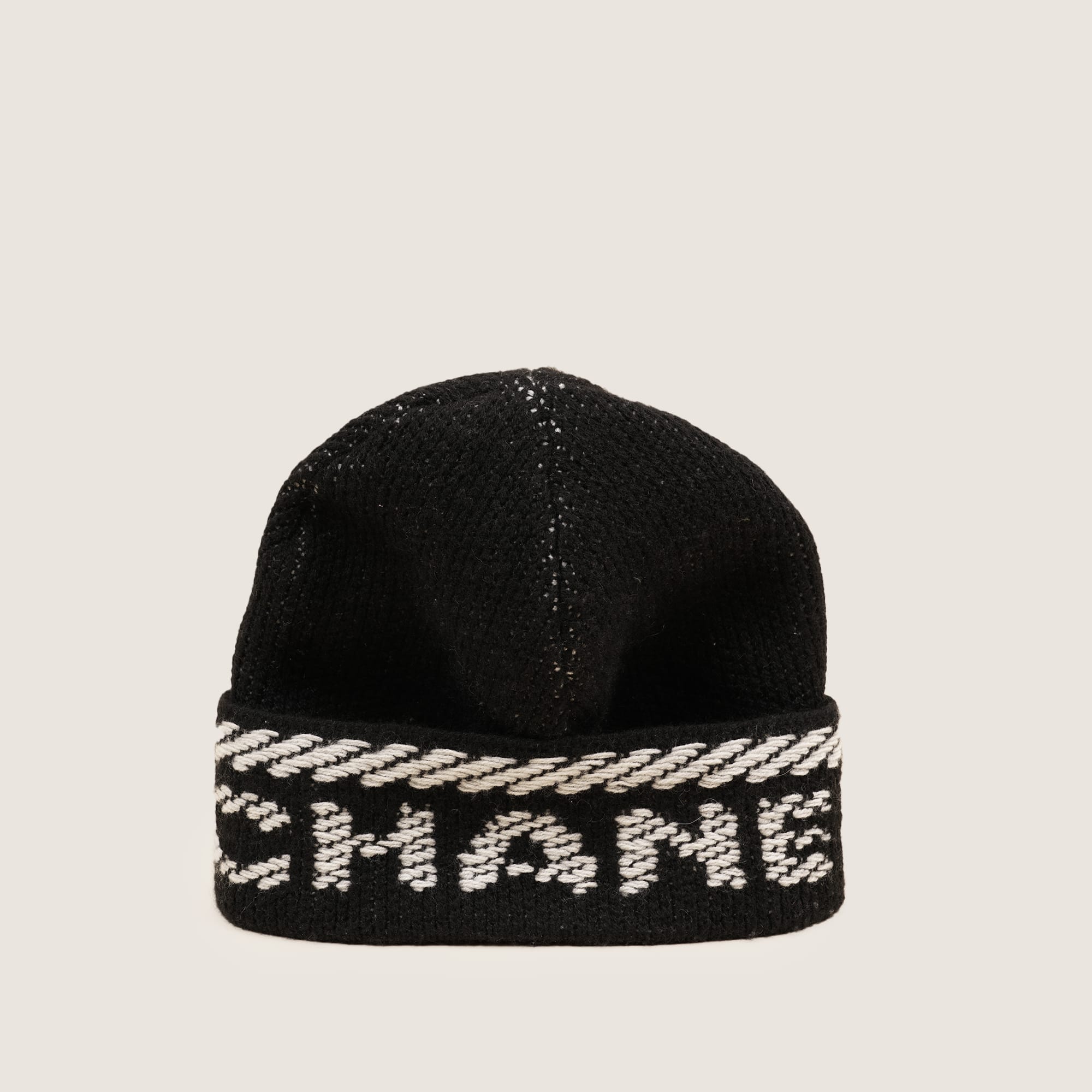 Logo Beanie Cashmere - CHANEL - Affordable Luxury