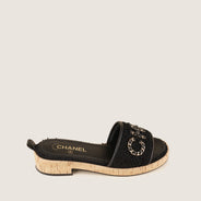 Logo Sandals - CHANEL - Affordable Luxury thumbnail image