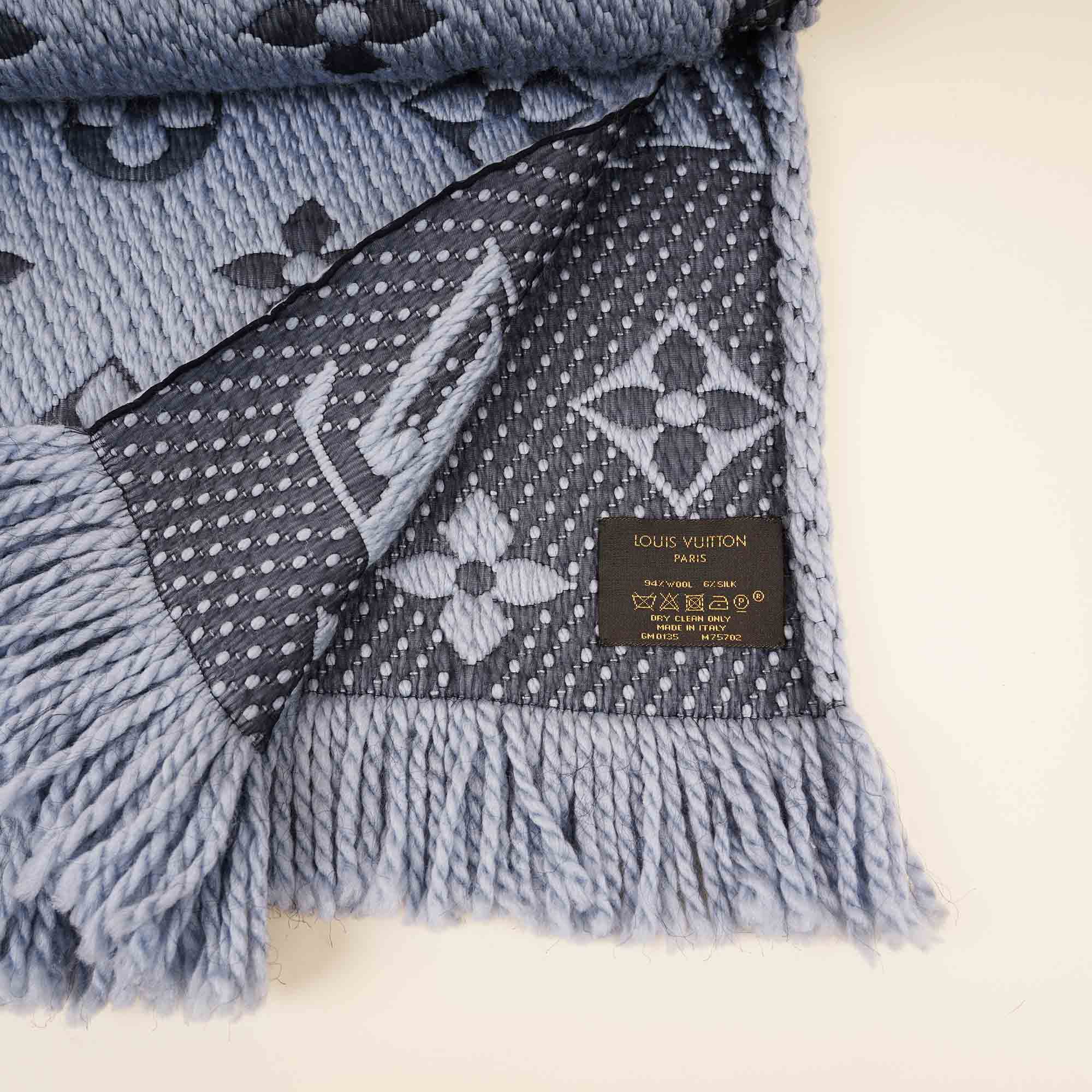 Logomania Wool Scarf - LOUIS VUITTON - Affordable Luxury image