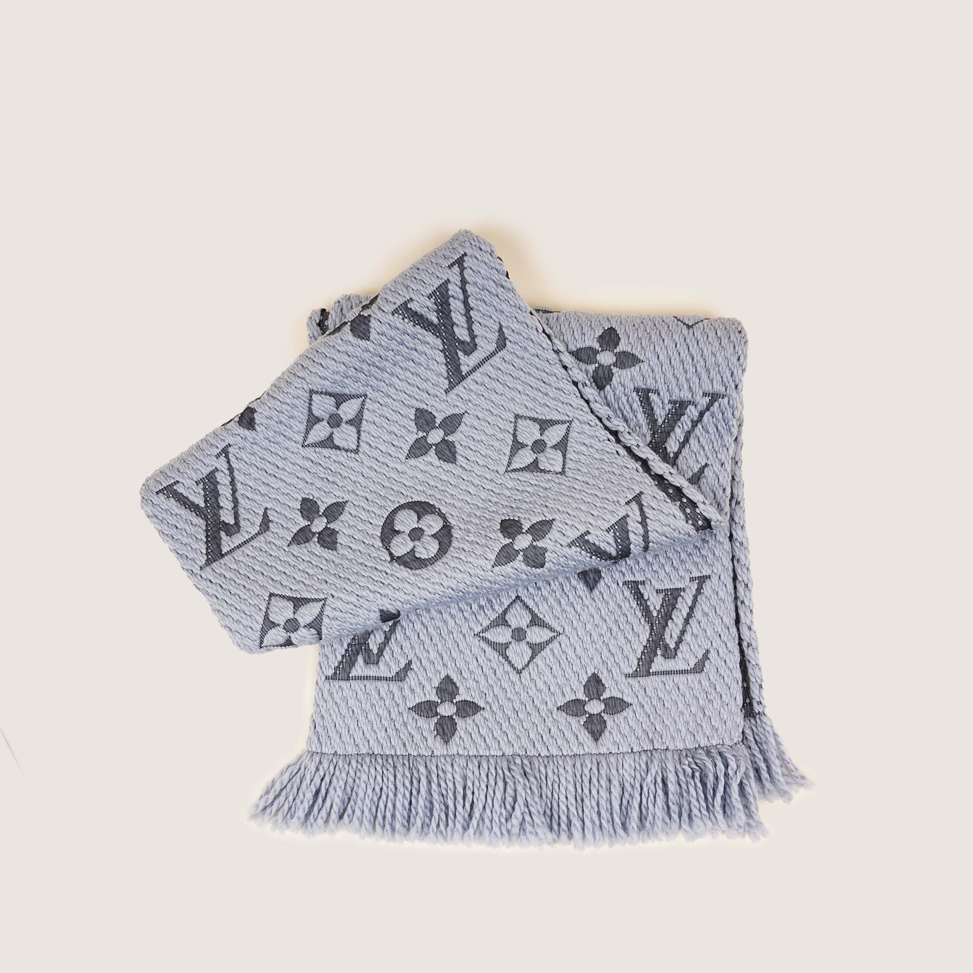 Logomania Wool Scarf - LOUIS VUITTON - Affordable Luxury