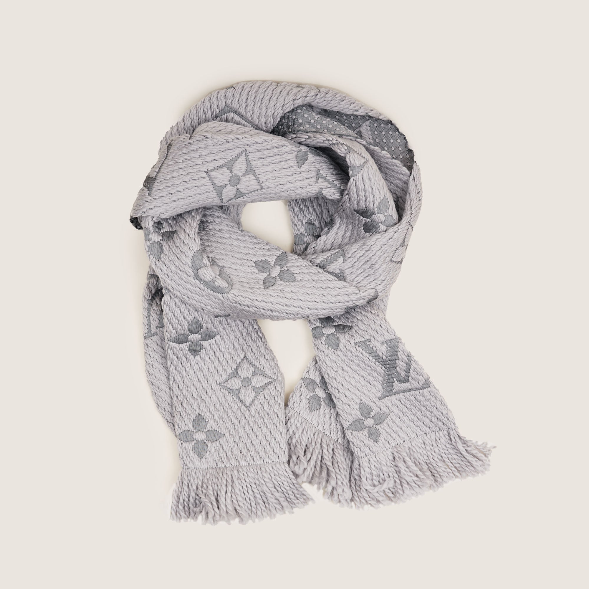 Logomania Wool Scarf - LOUIS VUITTON - Affordable Luxury