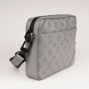 Louis Vuitton Duo Messenger Bag Monogram Shadow Gris Calf Leather - LOUIS VUITTON - Affordable Luxury thumbnail image