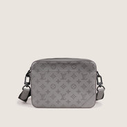 Louis Vuitton Duo Messenger Bag Monogram Shadow Gris Calf Leather - LOUIS VUITTON - Affordable Luxury thumbnail image