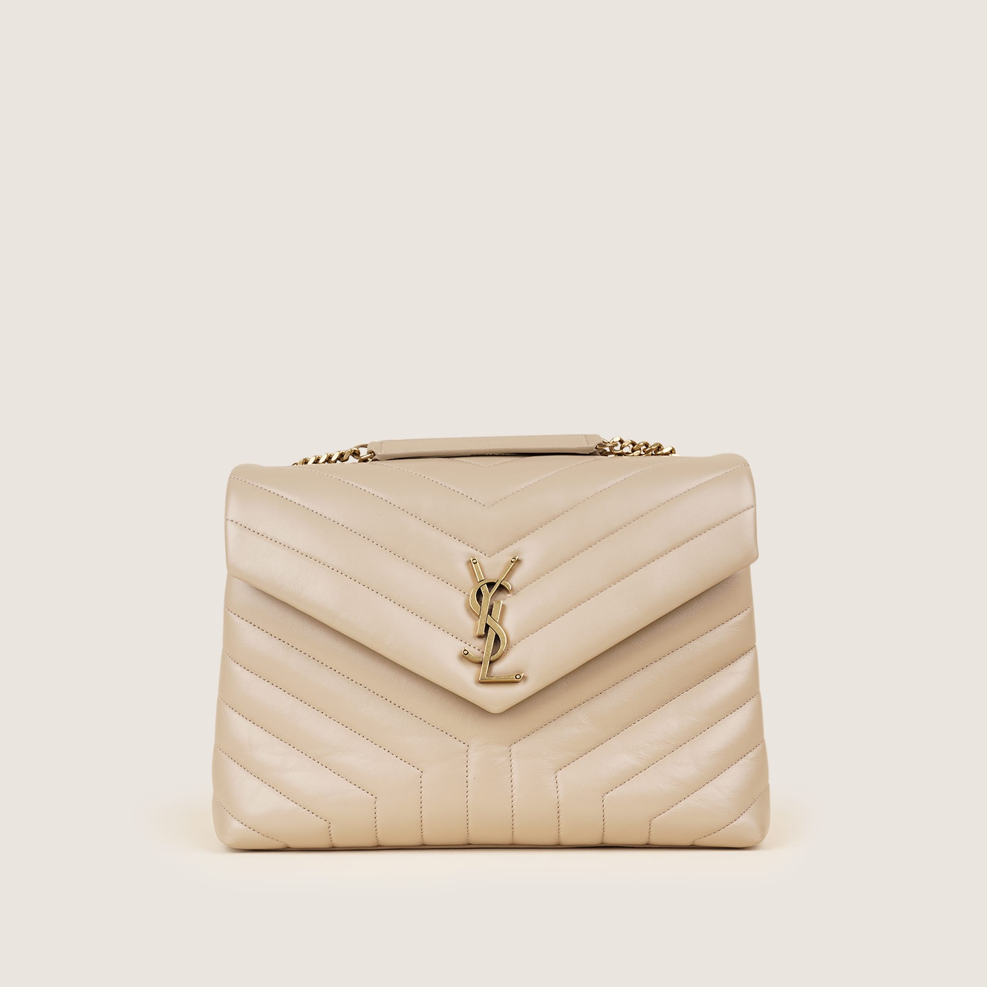 LouLou Medium Shoulder Bag - SAINT LAURENT - Affordable Luxury