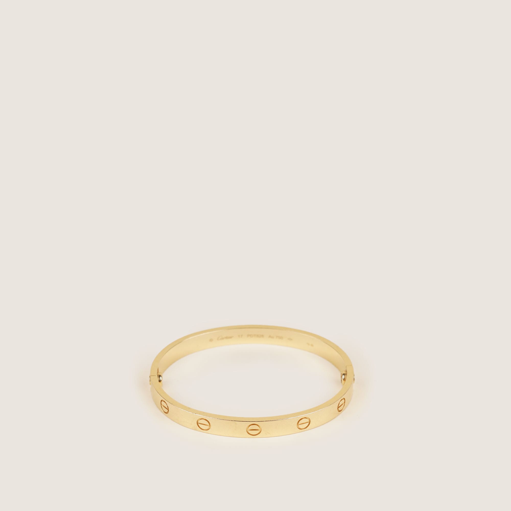 Love Bracelet 18k Gold - CARTIER - Affordable Luxury