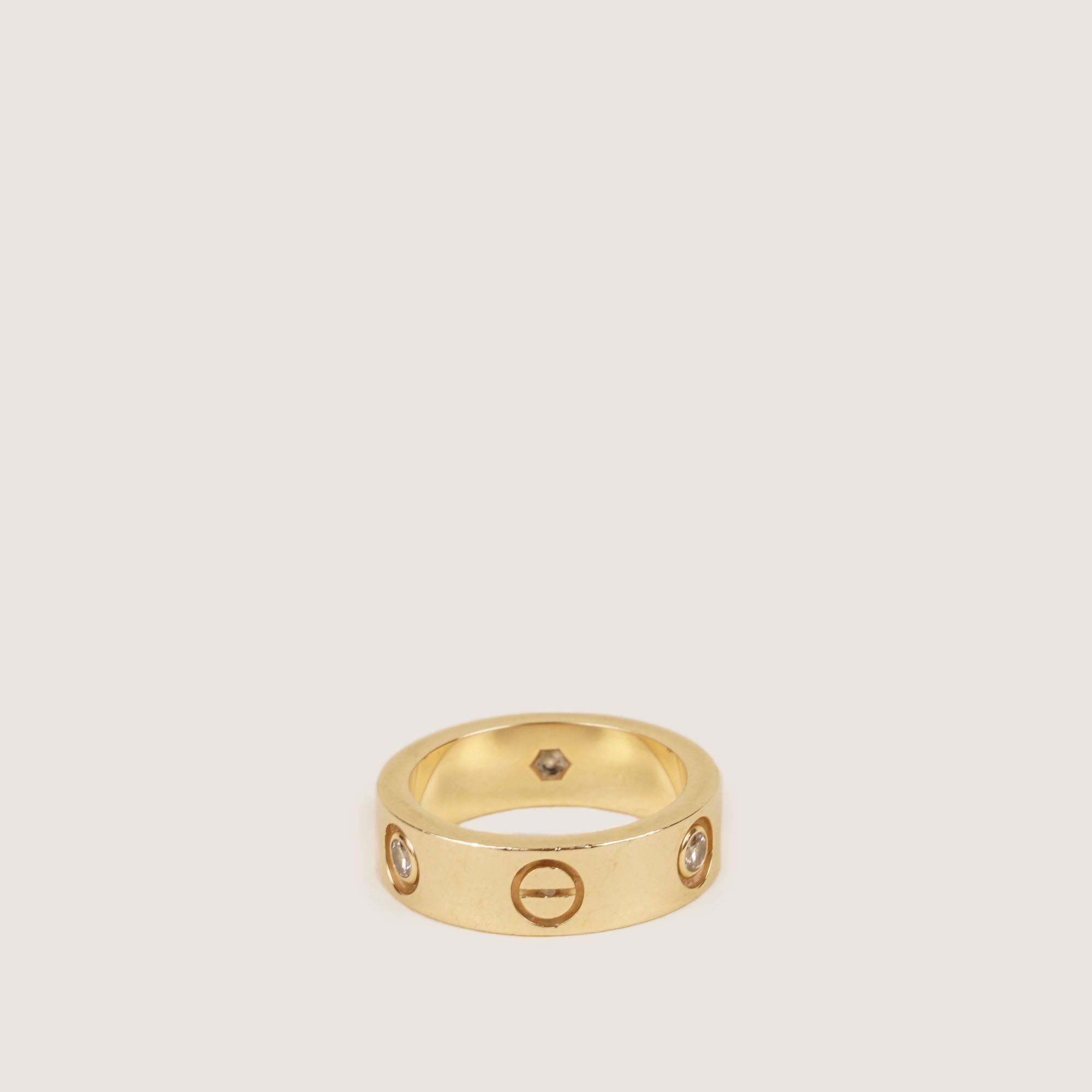 Love Ring 3 Diamonds - CARTIER - Affordable Luxury