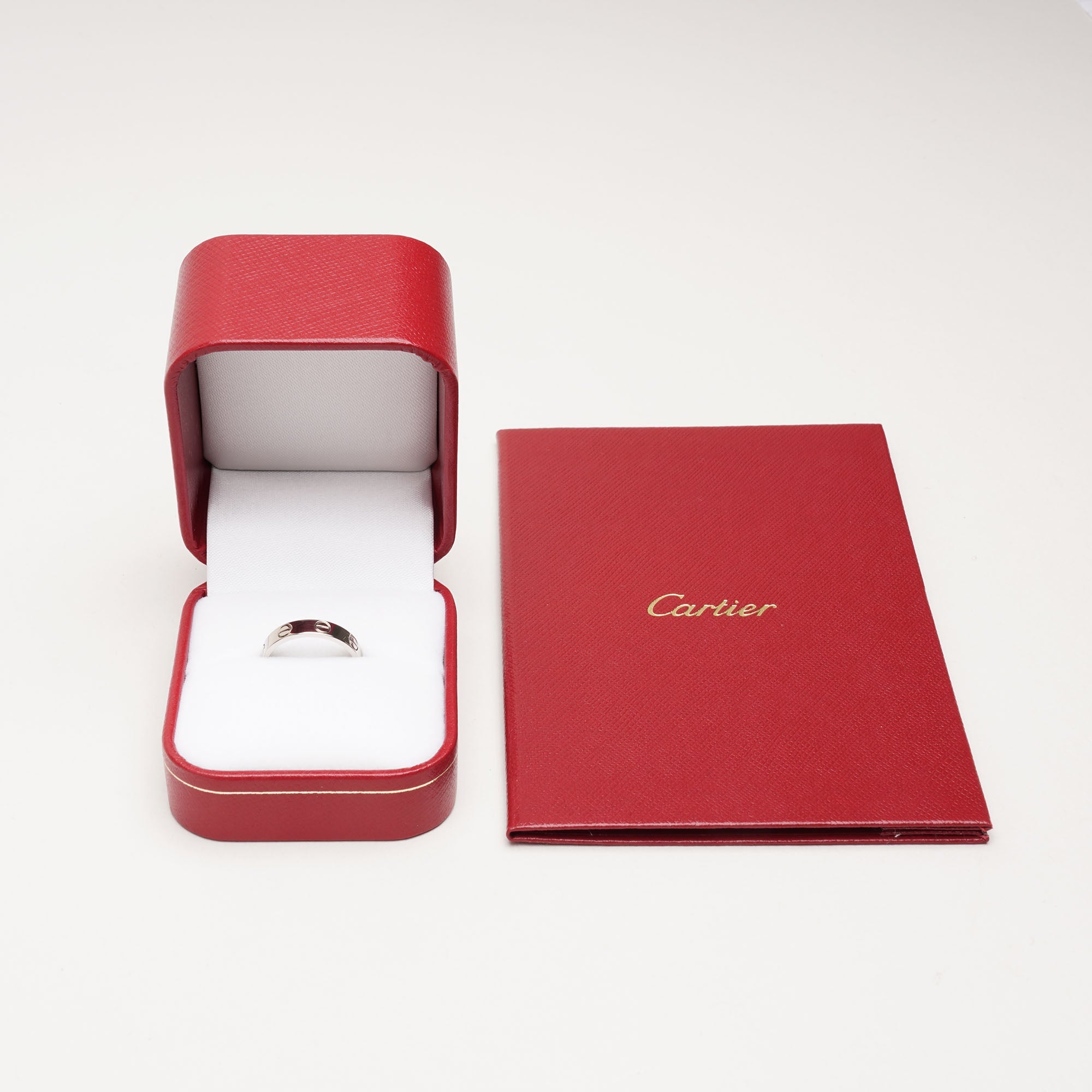 Love Ring SM White Gold - CARTIER - Affordable Luxury image