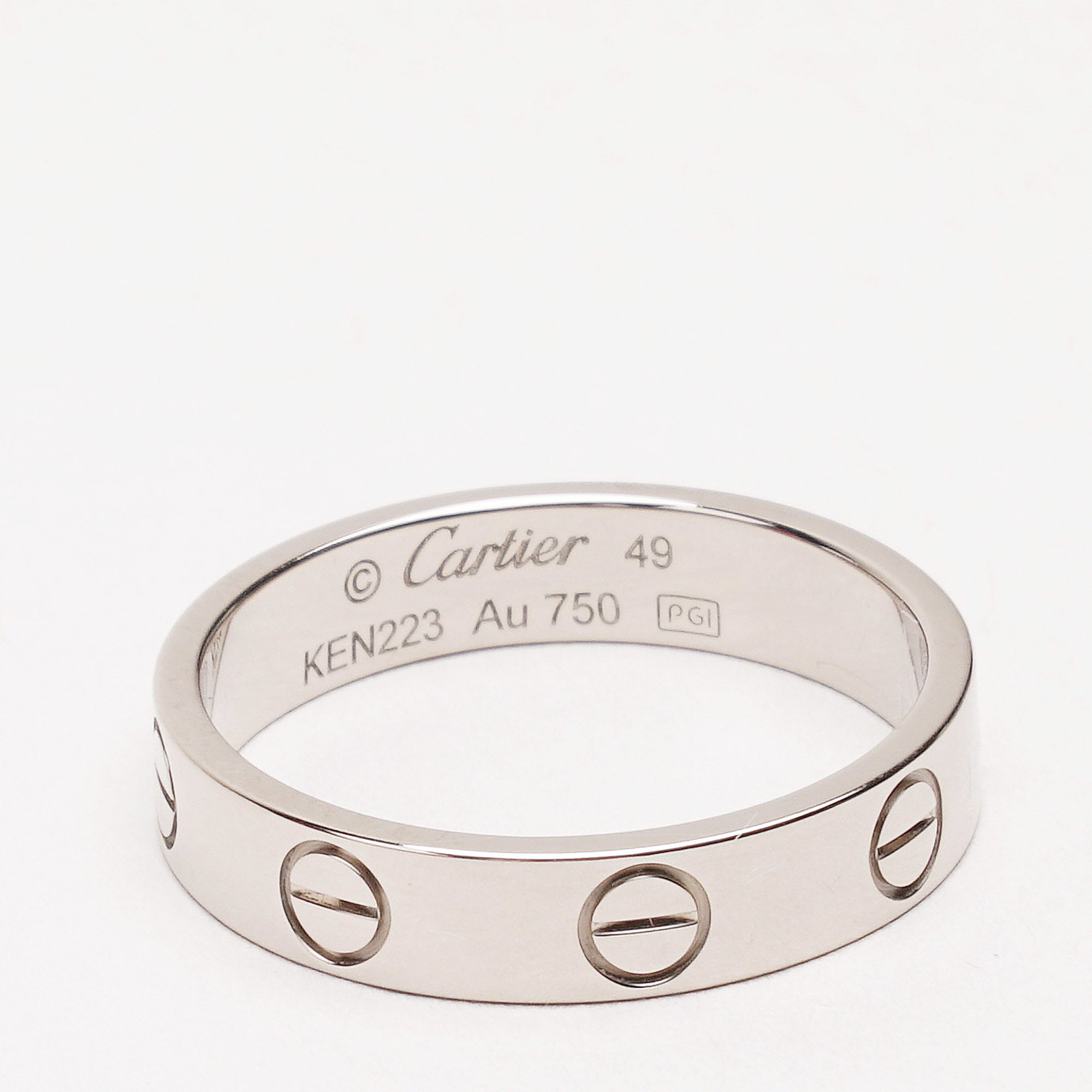 Love Ring SM White Gold - CARTIER - Affordable Luxury image