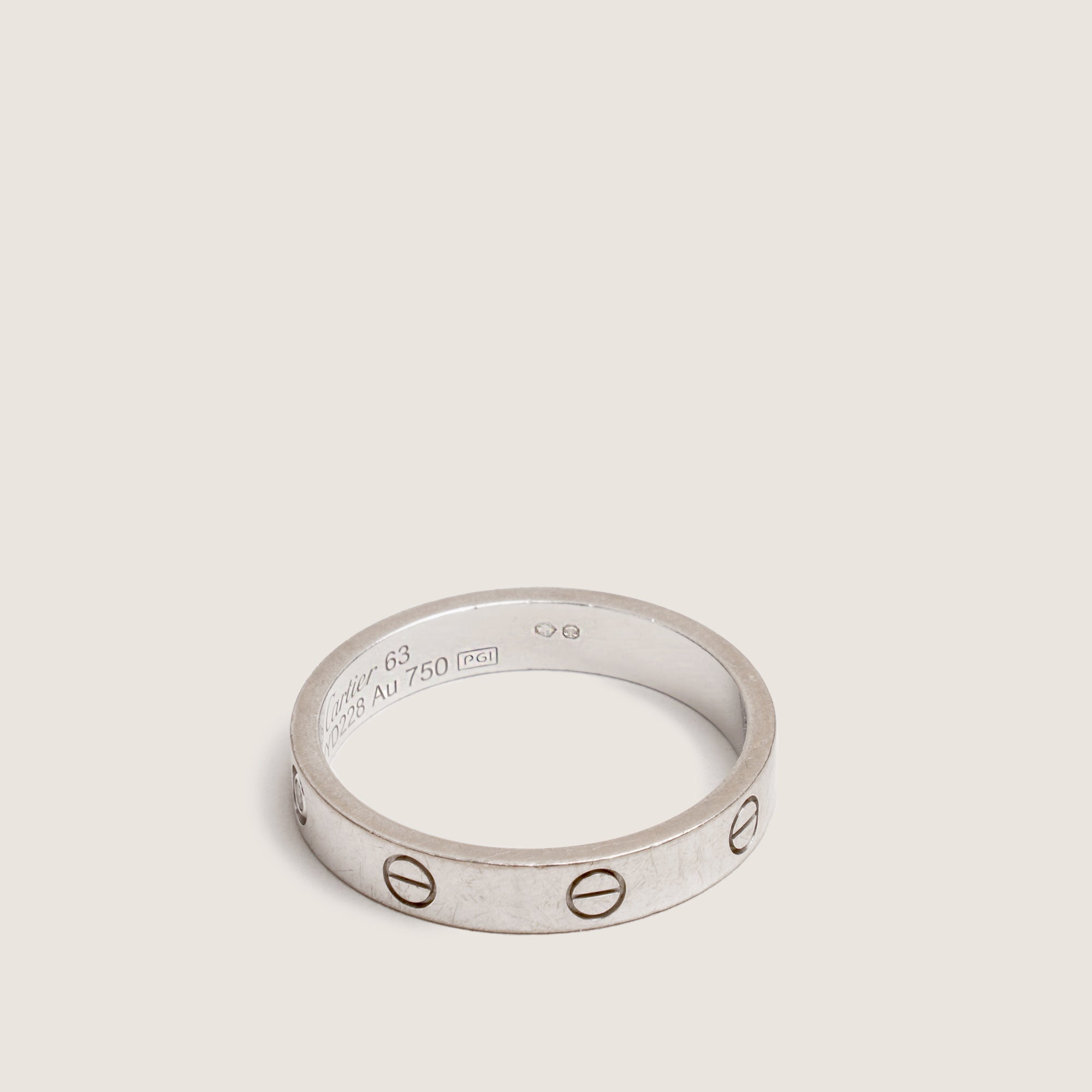 Love Ring White Gold - CARTIER - Affordable Luxury