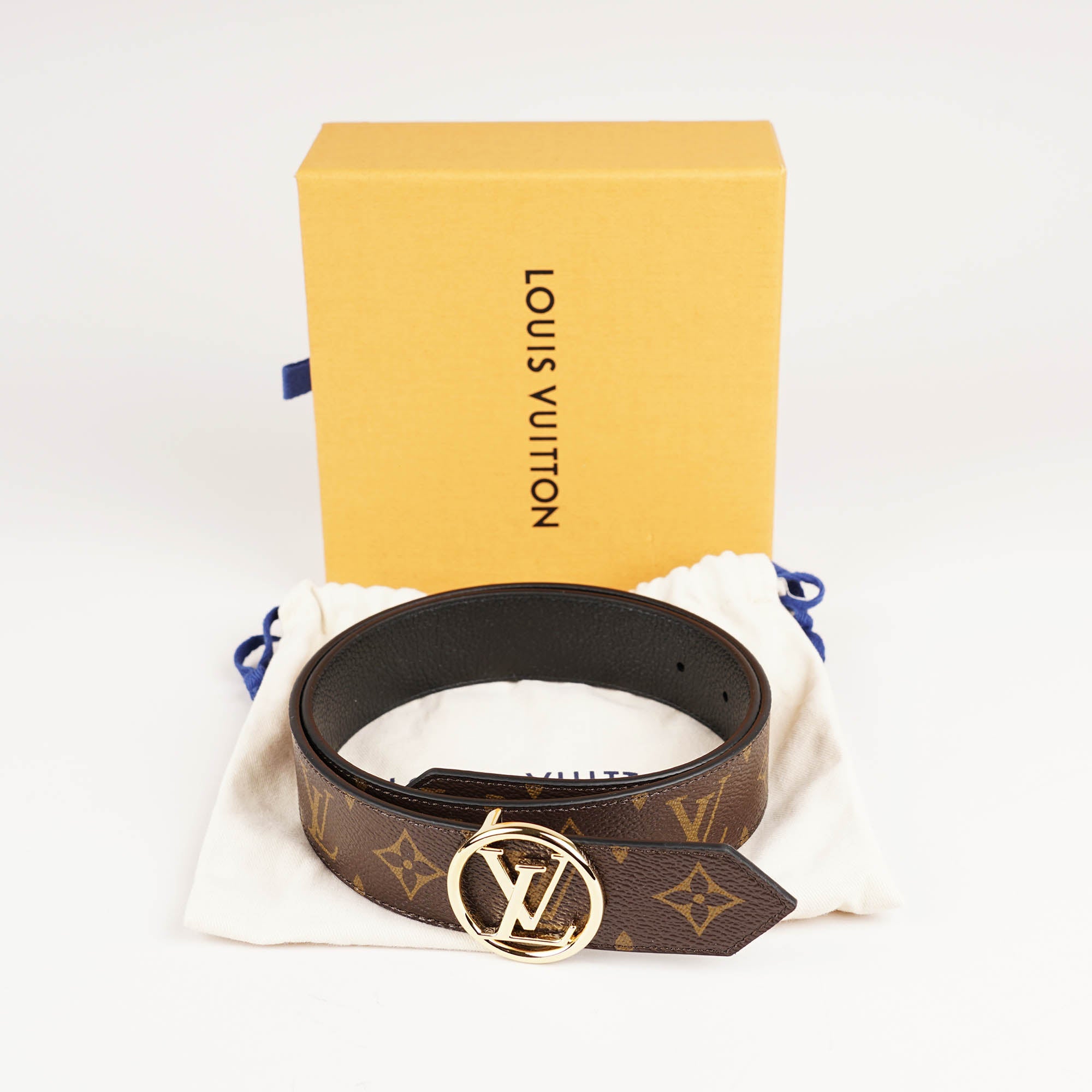 LV Circle 35MM Reversible Belt 80 - LOUIS VUITTON - Affordable Luxury image